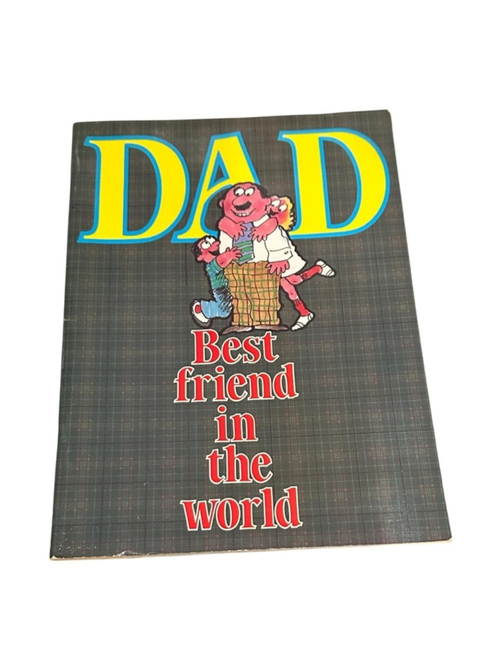 Vintage DAD Best Friend In The World Martin Riskin White Tower PB 1985 Gray